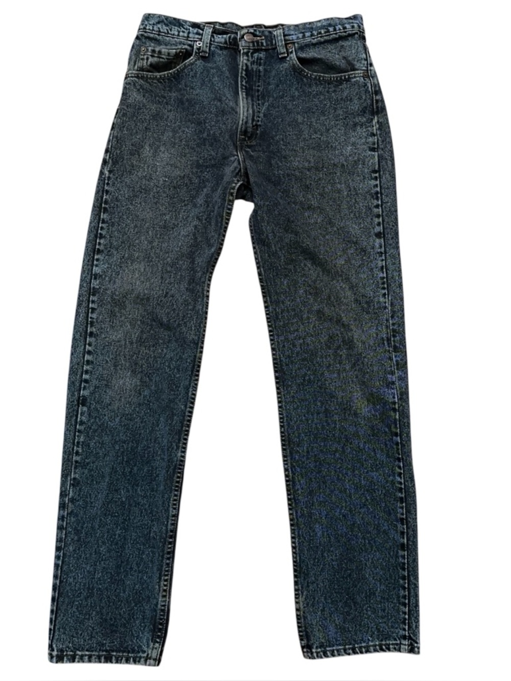 Levi's Denim Jeans Mens Size 33x34 505 Blue Acid Wash Vintage 90s